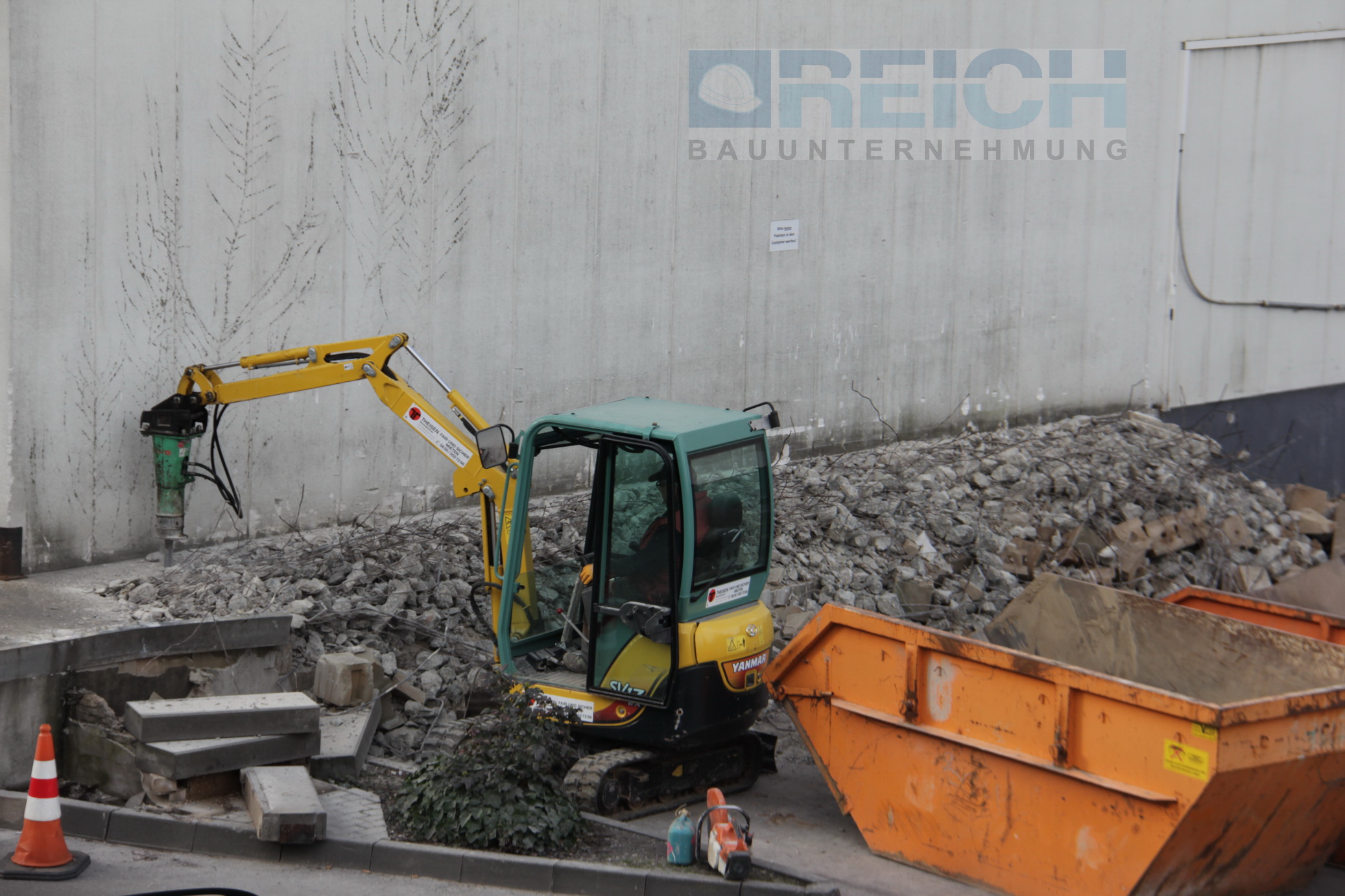 Abbruch; Foto: REICH Bauunternehmung