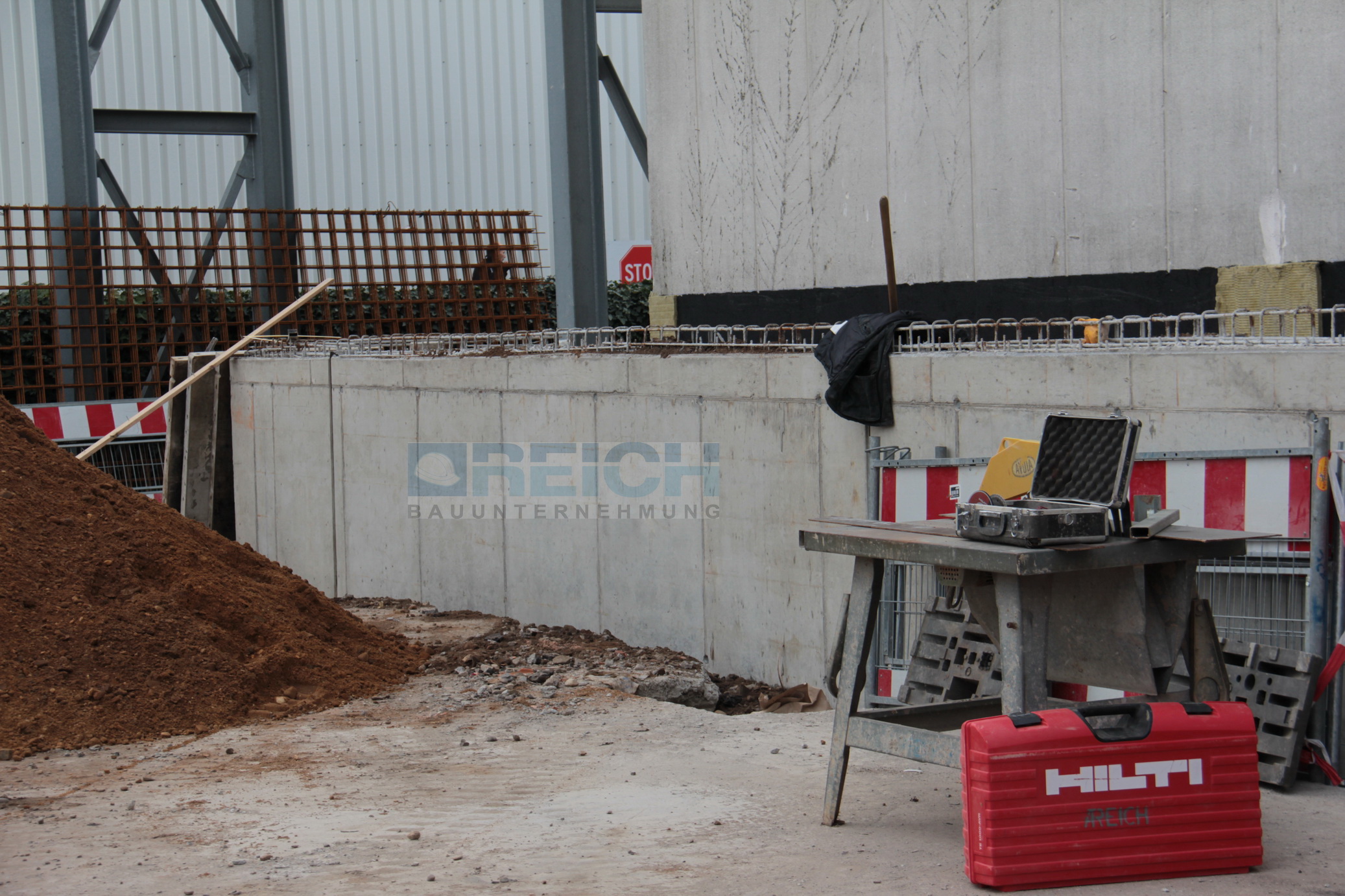 Rampe; Foto: REICH Bauunternehmung