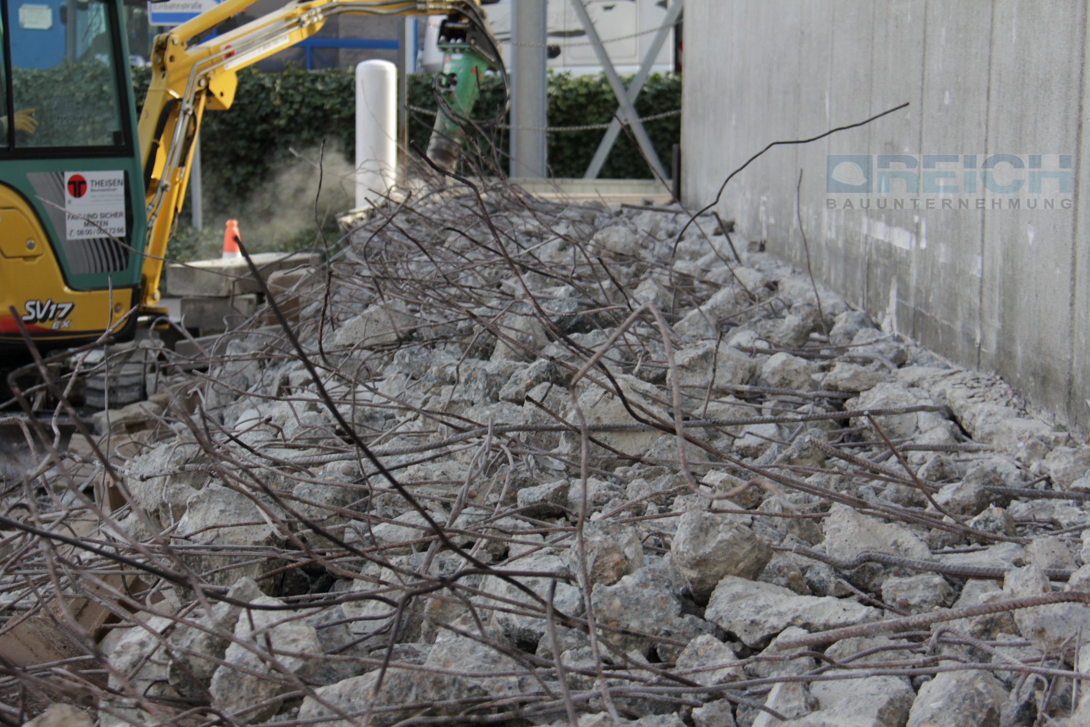 Abbruch; Foto: REICH Bauunternehmung